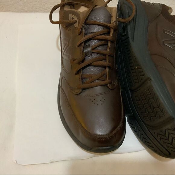 New Balance Men's 928v3 Walking Shoes Brown Leather MW928BR3 Size 10/44 - Picture 10 of 14